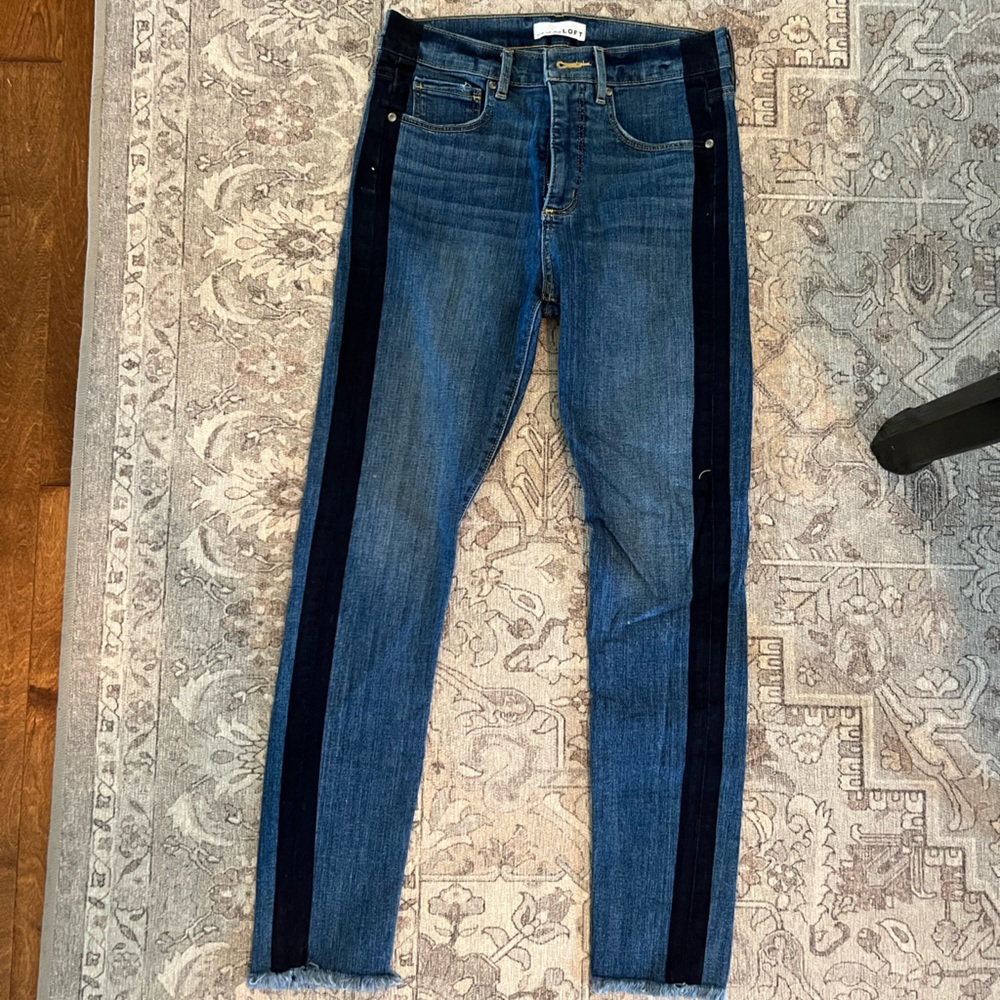 Loft high waist skinny jeans size 4